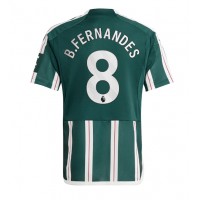 Fotbalové Dres Manchester United Bruno Fernandes #8 Venkovní 2023-24 Krátký Rukáv